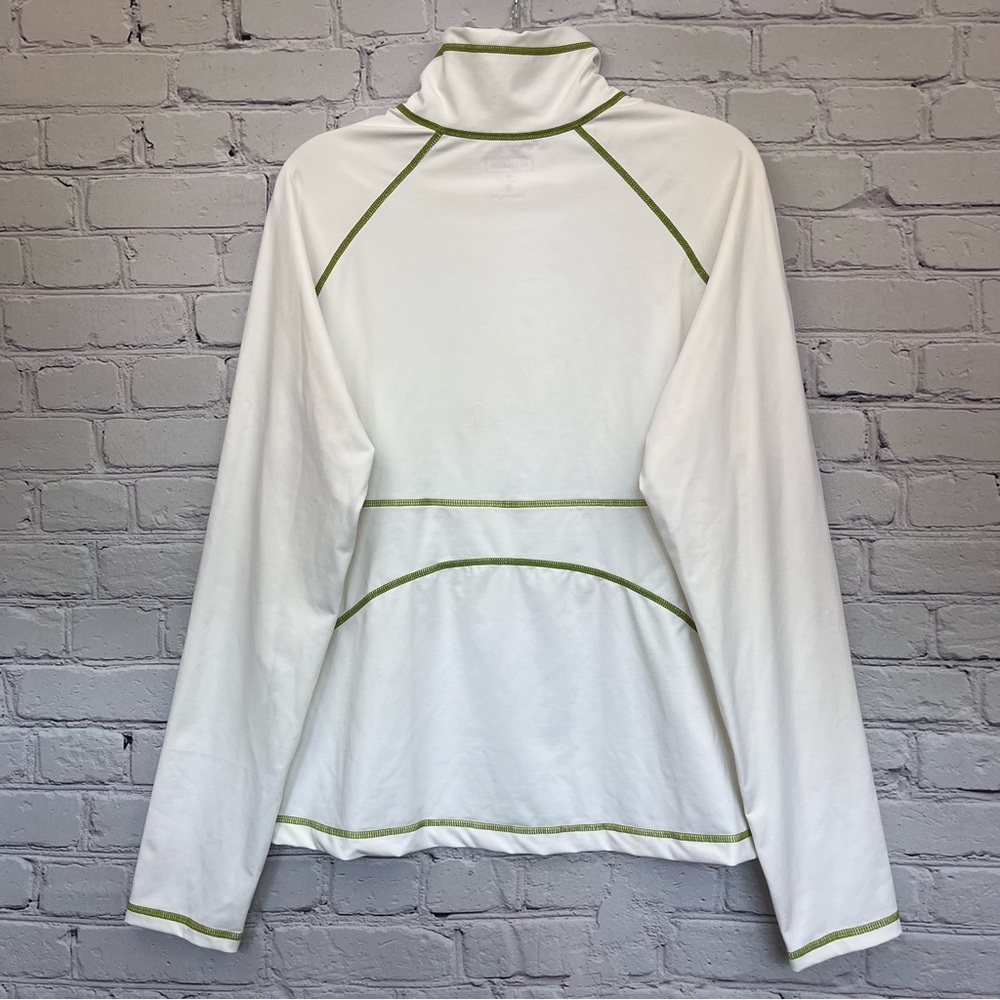 Athleta Sun Shade 1/4 Zip Long Sleeve Pullover Rashguard White Size 1X - Picture 6 of 12